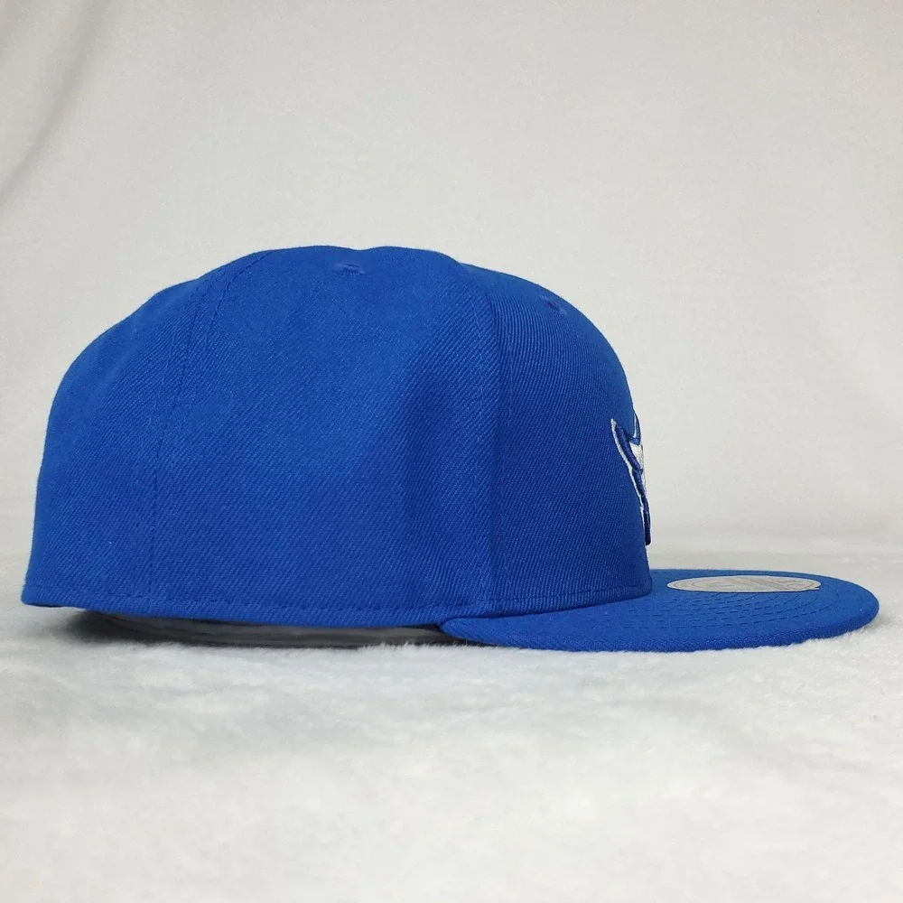 Anaheim Angels Mitchell & Ness MLB Fitted 7 3/4 Liberty Fit‎ Hat Cap Blue NWT